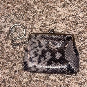 Patricia Nash Keylock keychain wallet snake print